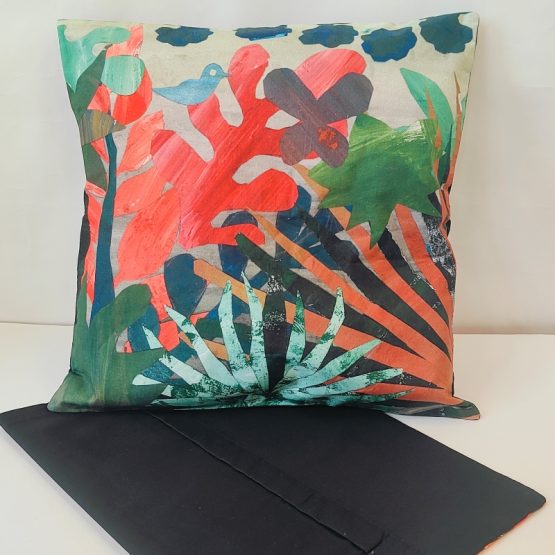 Cushion Cover Designed by Akanksha Children (Dusk)