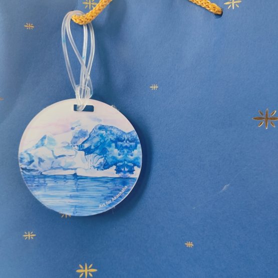Bag Tag Designed by Akanksha Children (Glacier)