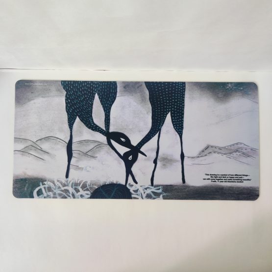 Desk Mat Designed by Akanksha Children (Cranes)