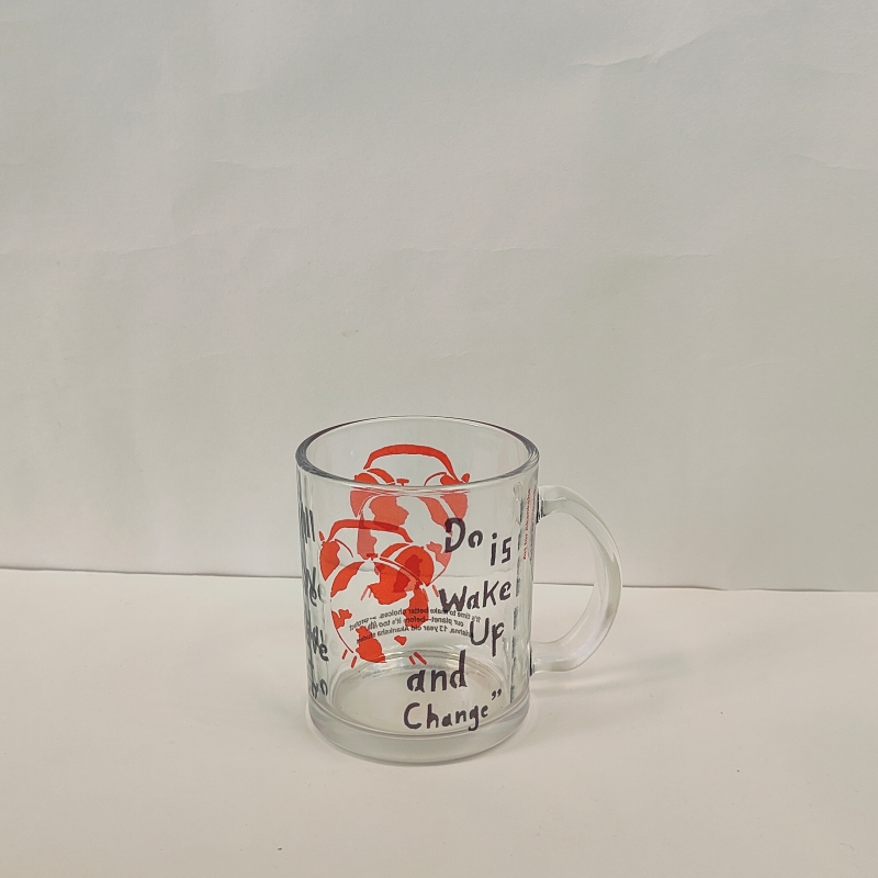 Glass Mug Designed by Akanksha Children (Wake Up)
