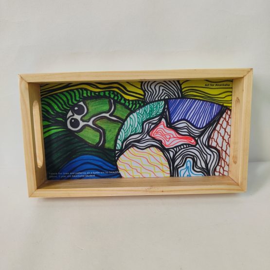 Rectangular Tray Designed by Akanksha Student (Squiggle Turtle 1)