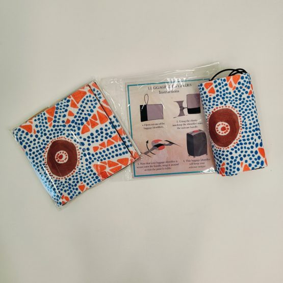 Luggage Identifier Designed by Akanksha Children Set of 2 (Red and Blue)