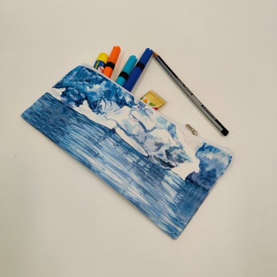 Pencil Pouch Designed by Akanksha Children (Glacier Water colour)
