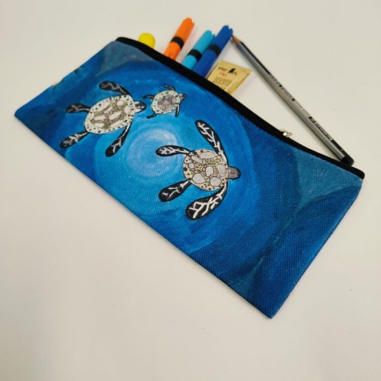 Pencil Pouch Designed by Akanksha Children (Turtle)
